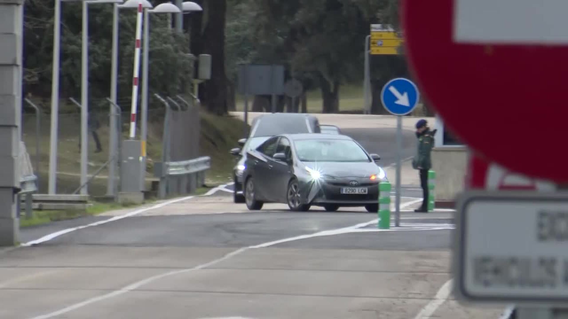 Los restos mortales de Irene de Grecia abandonan La Zarzuela con una gran comitiva de seguridad