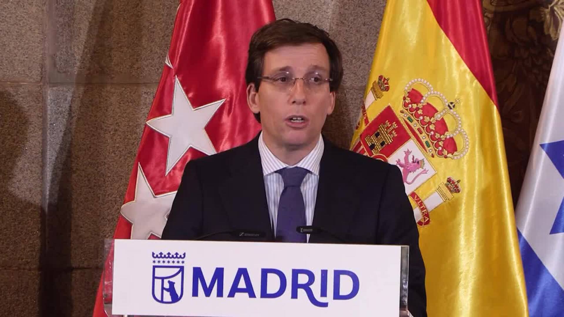 Almeida dice que Madrid es "grito contra el antisemitismo"