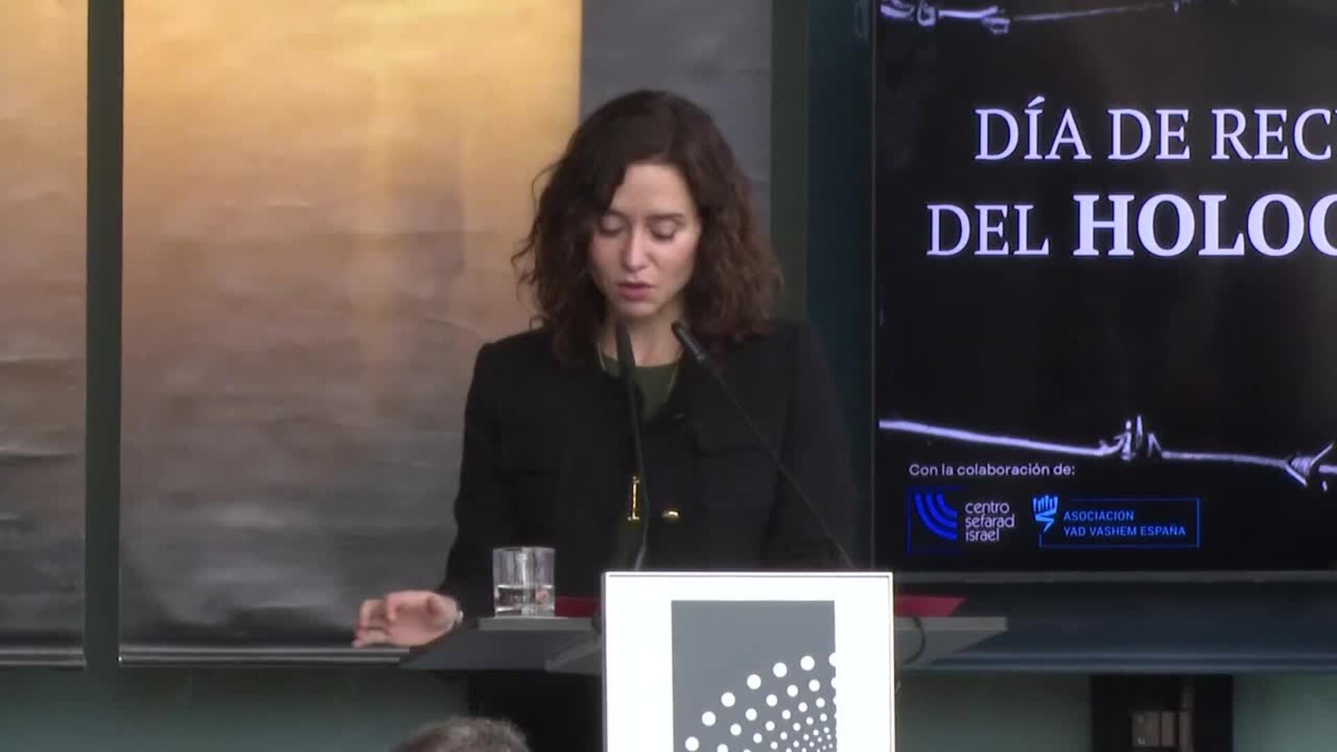 Ayuso alerta de "totalitarios" que buscan instalar el antisemitismo