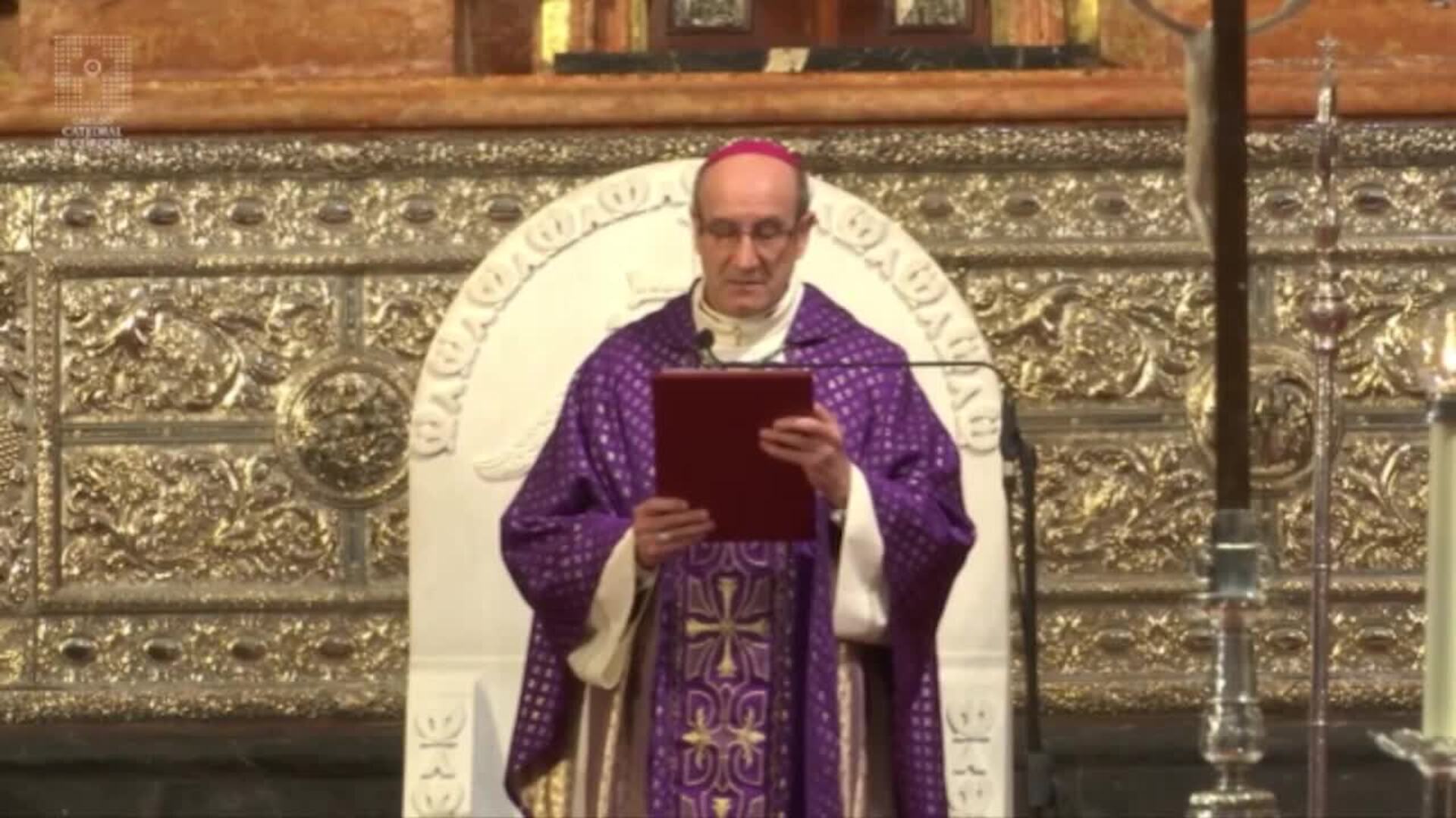 El obispo de Córdoba expresa que Dios estuvo en Adamuz "dando luz"