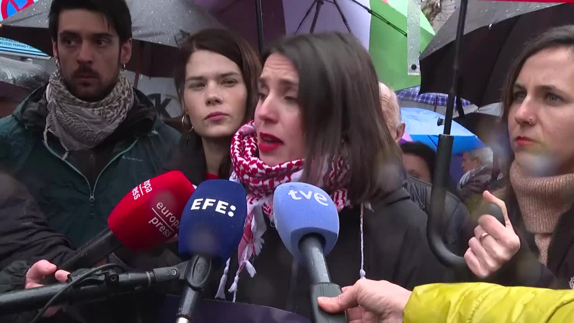 Montero exige el fin del "genocidio" en Palestina y el aislamiento internacional de Trump