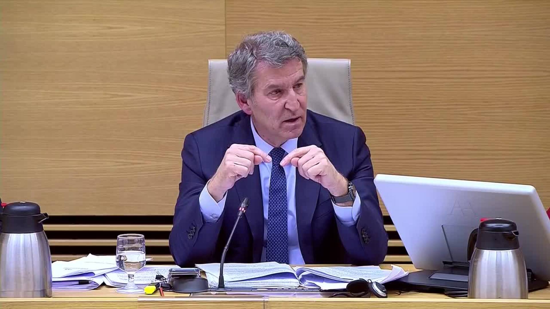 Feijóo insta al Congreso a pedir también mensajes de cargos del Gobierno la tarde de la dana