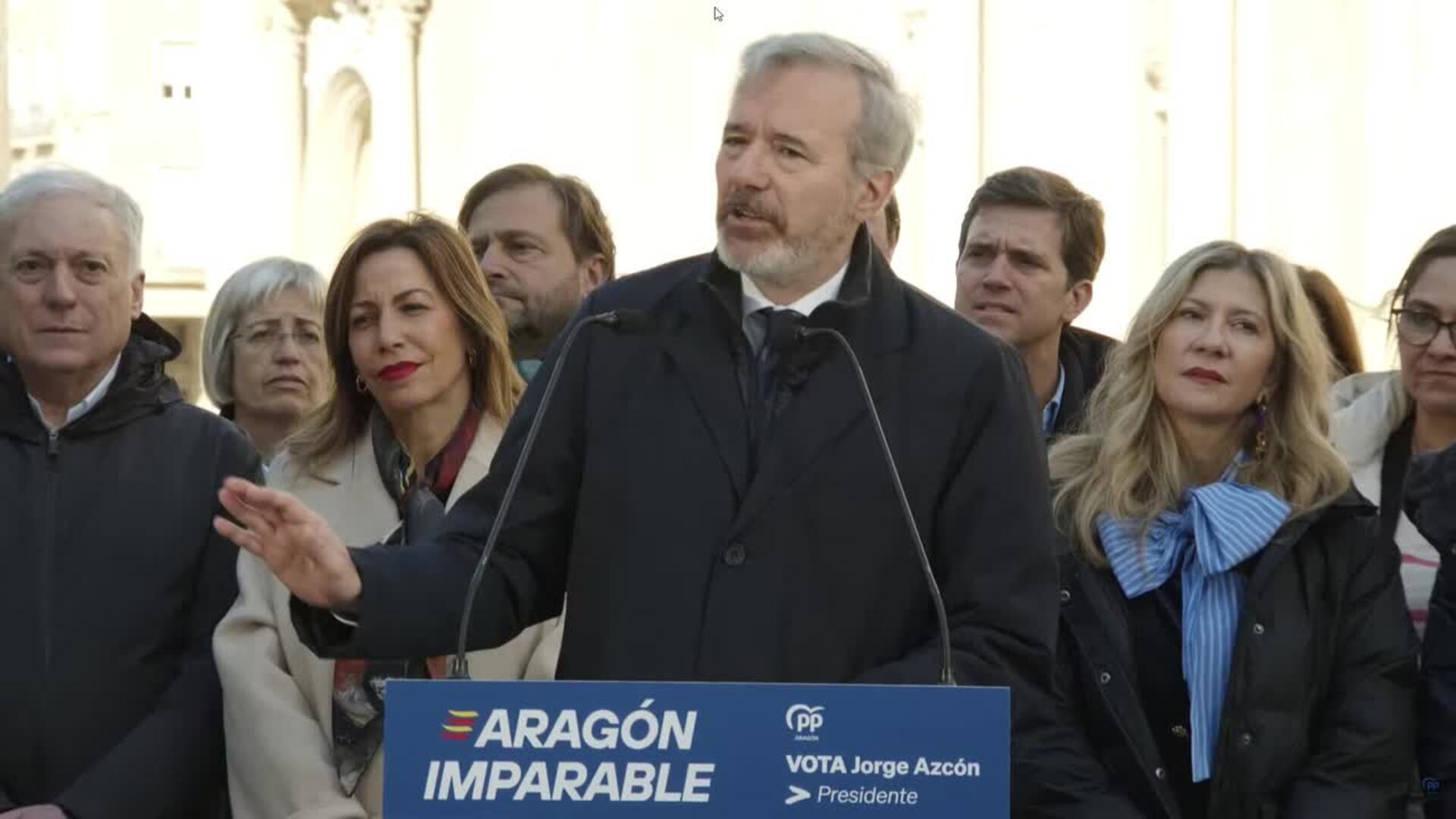 Azcón: "Pedir ayuda para hacer la campaña a un señalado por acoso lo dice todo de Alegría”