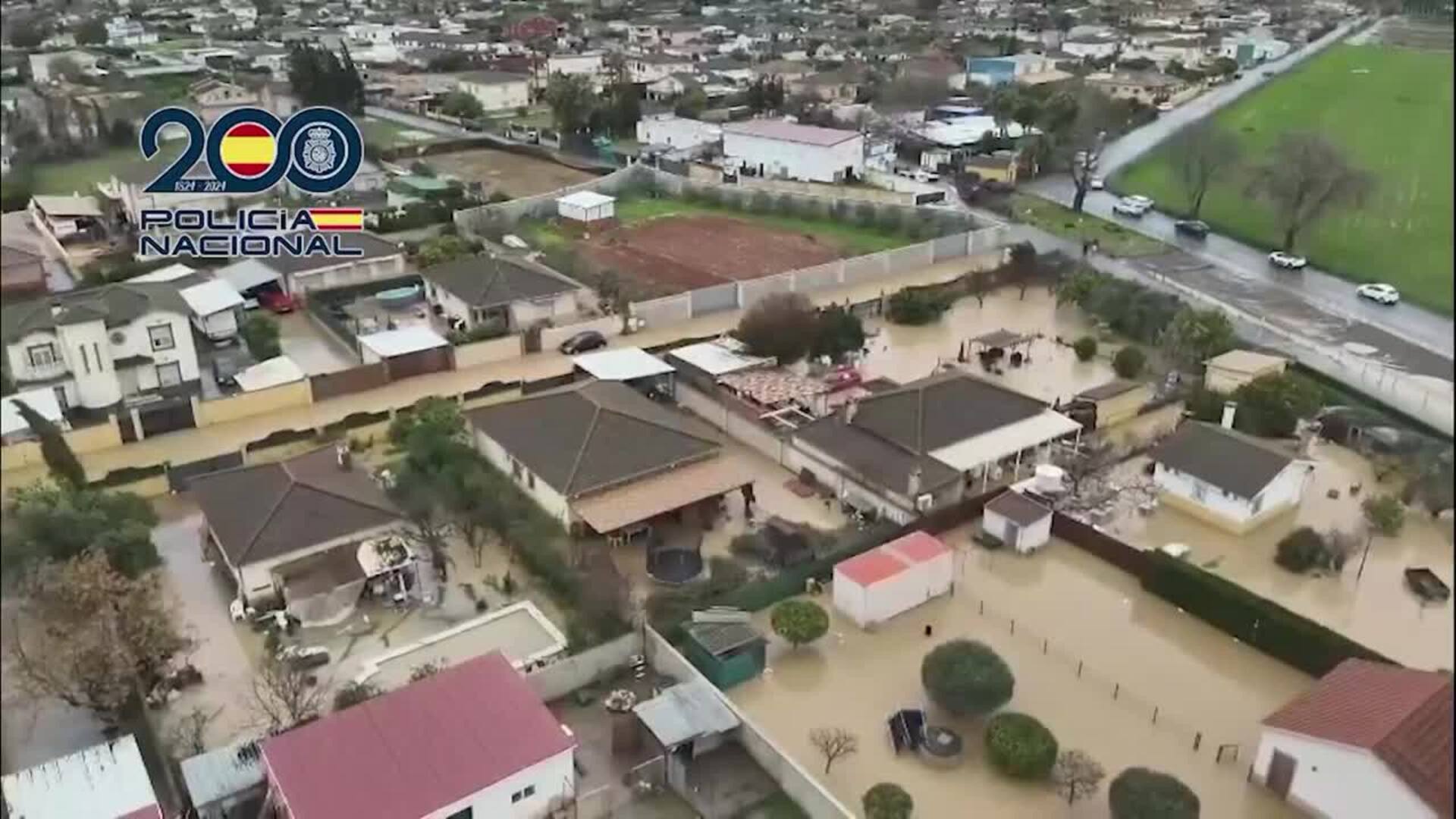 La borrasca Leonardo se despide de Andalucía con avisos activos y miles de desalojados