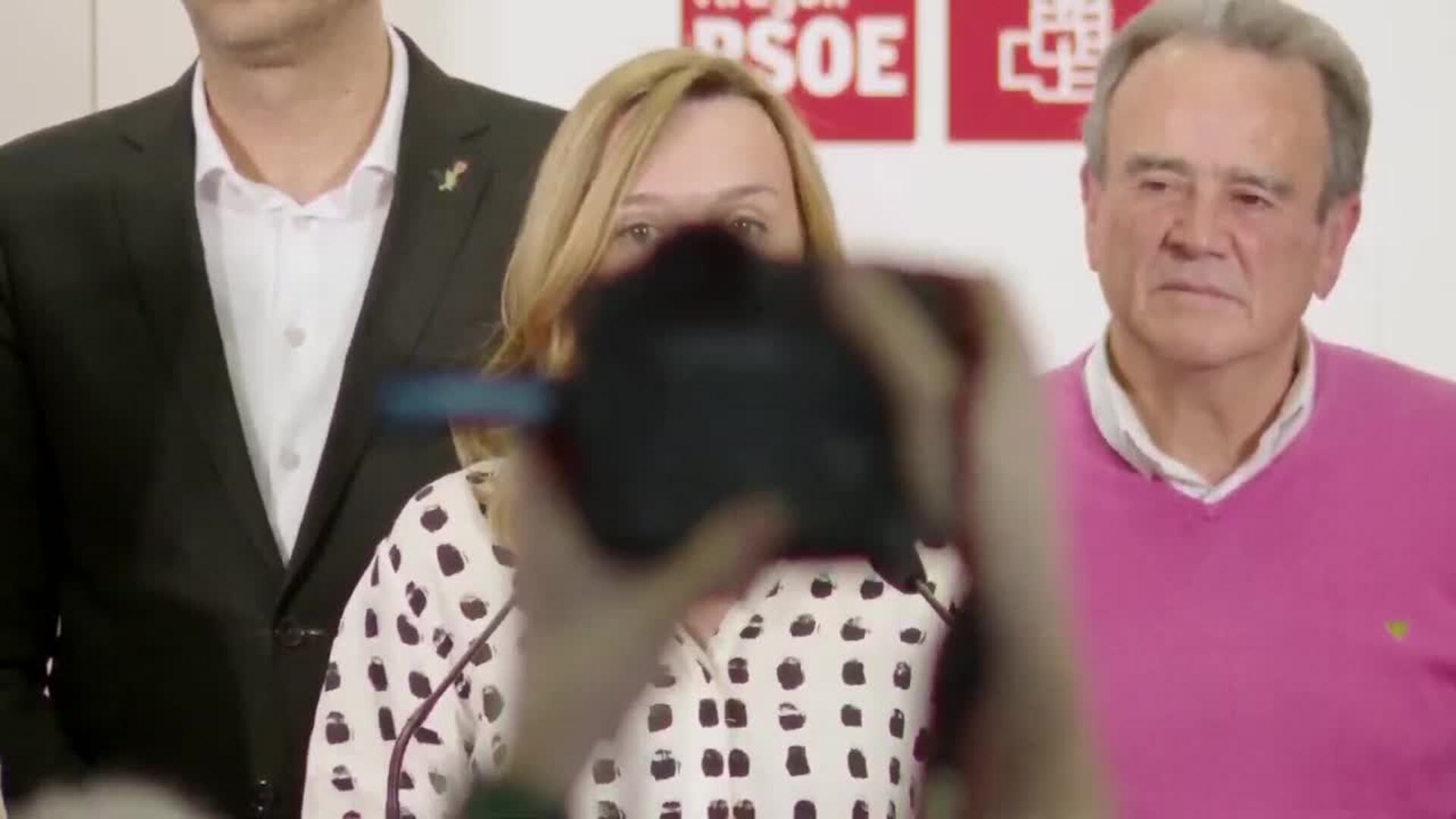 Alegría admite el mal resultado y avanza que el PSOE trabajará en una oposición "responsable"