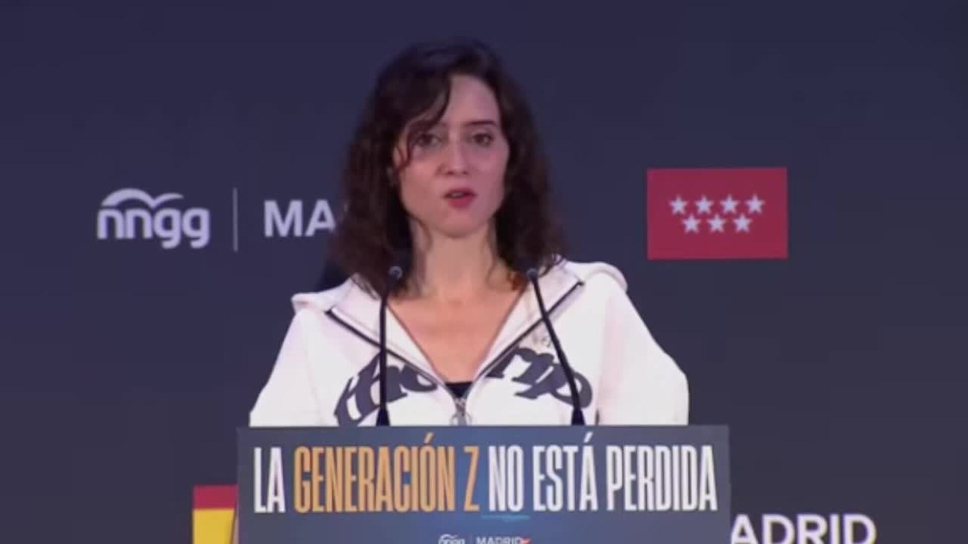 Ayuso: "Que no cuenten con nosotros para desguazar la vida de una persona"