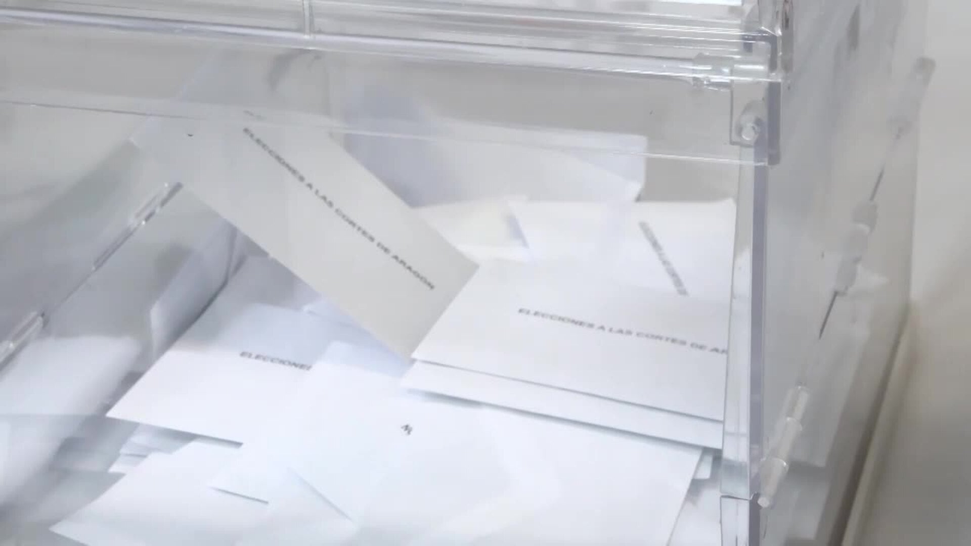 La participación en las elecciones de Aragón se sitúa en el 56,28% en el avance de las 18 horas