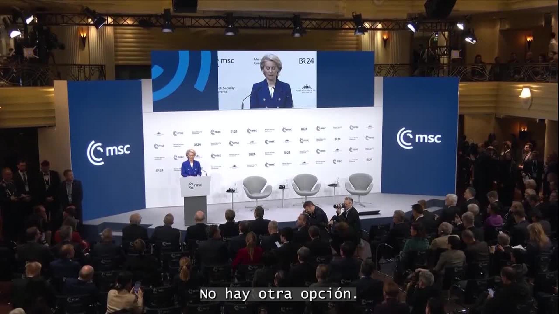 Von der Leyen señala que a Europa "ya no le queda otra elección", solo la independencia