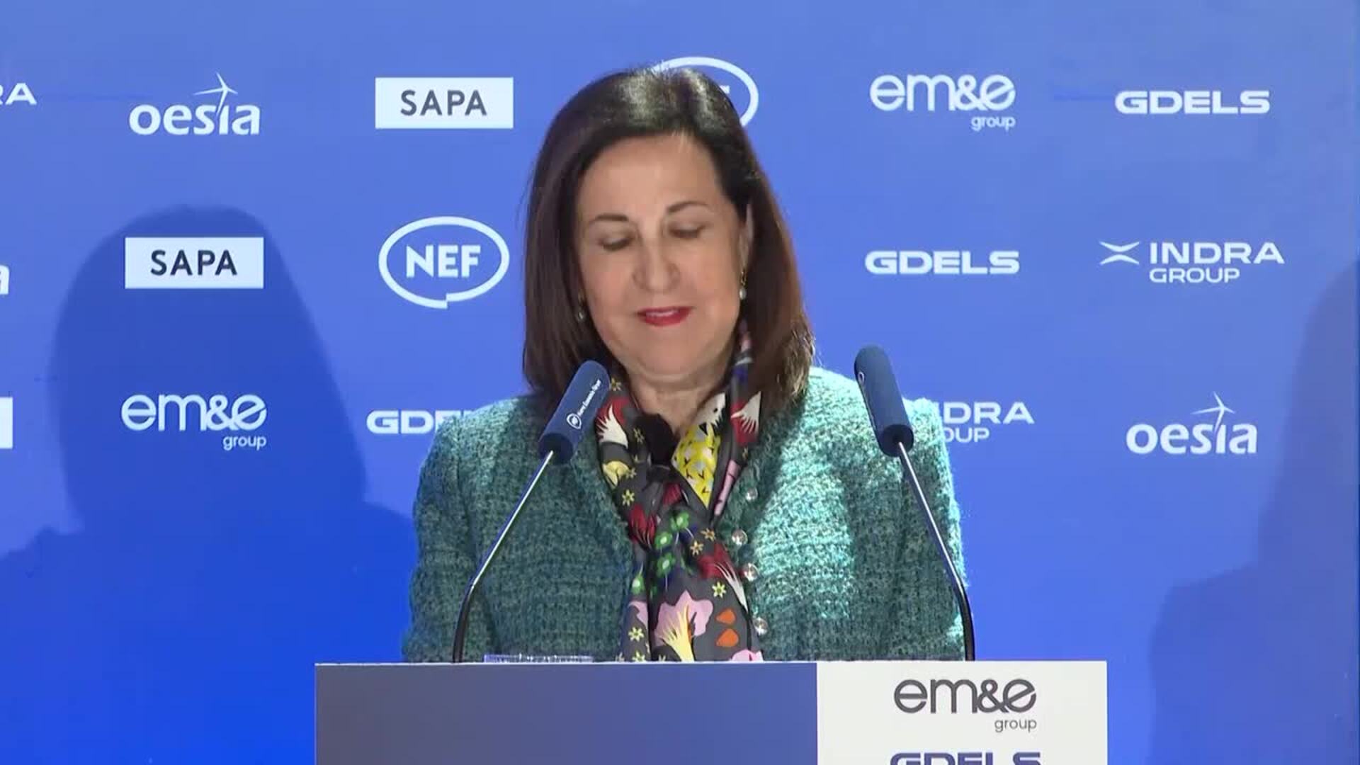 Robles resalta el compromiso con la UE, la OTAN y la subida del gasto en defensa