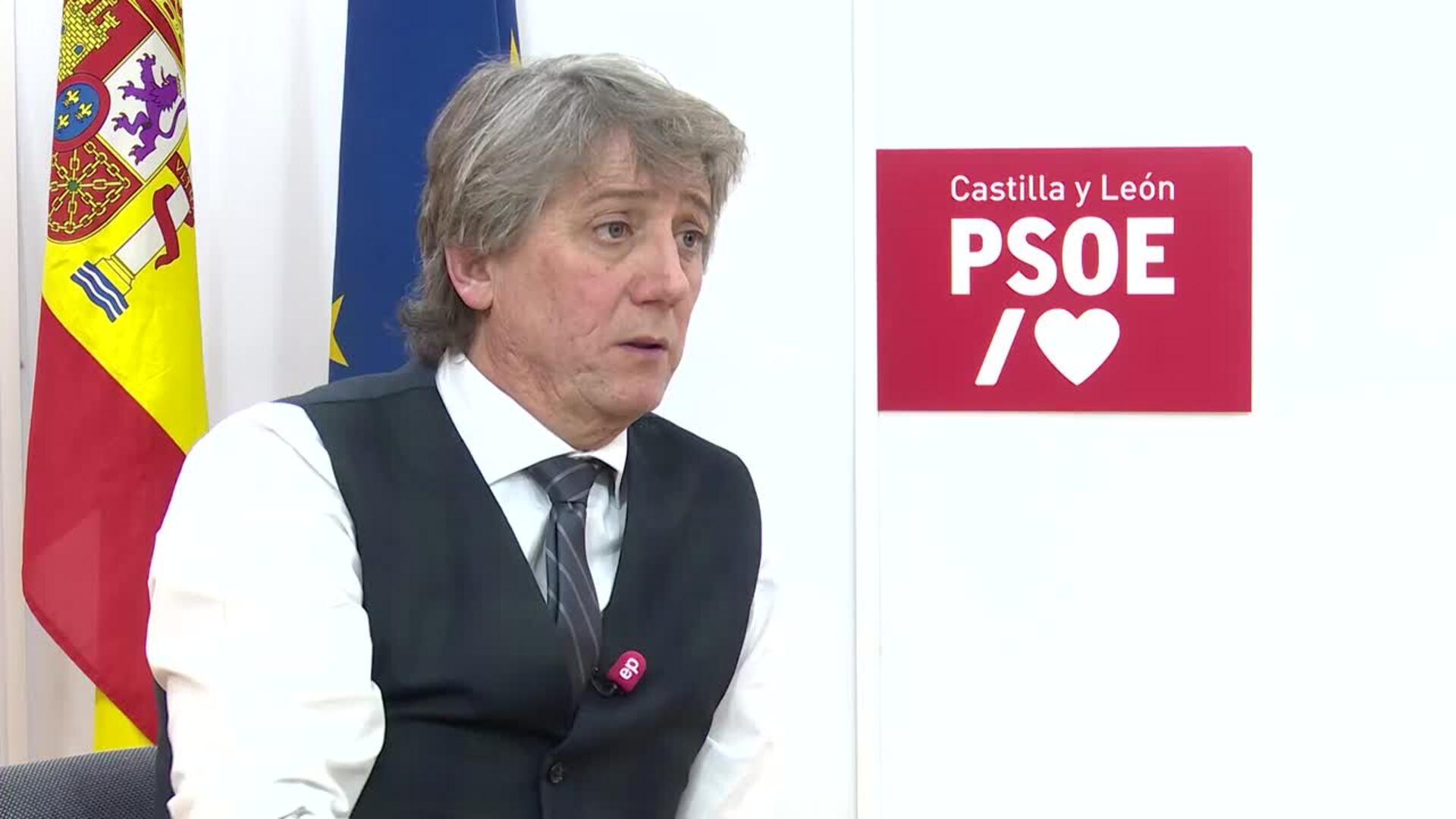 Martínez augura que si Mañueco gana tendrá “la poca vergüenza” de pedir la abstención al PSOE