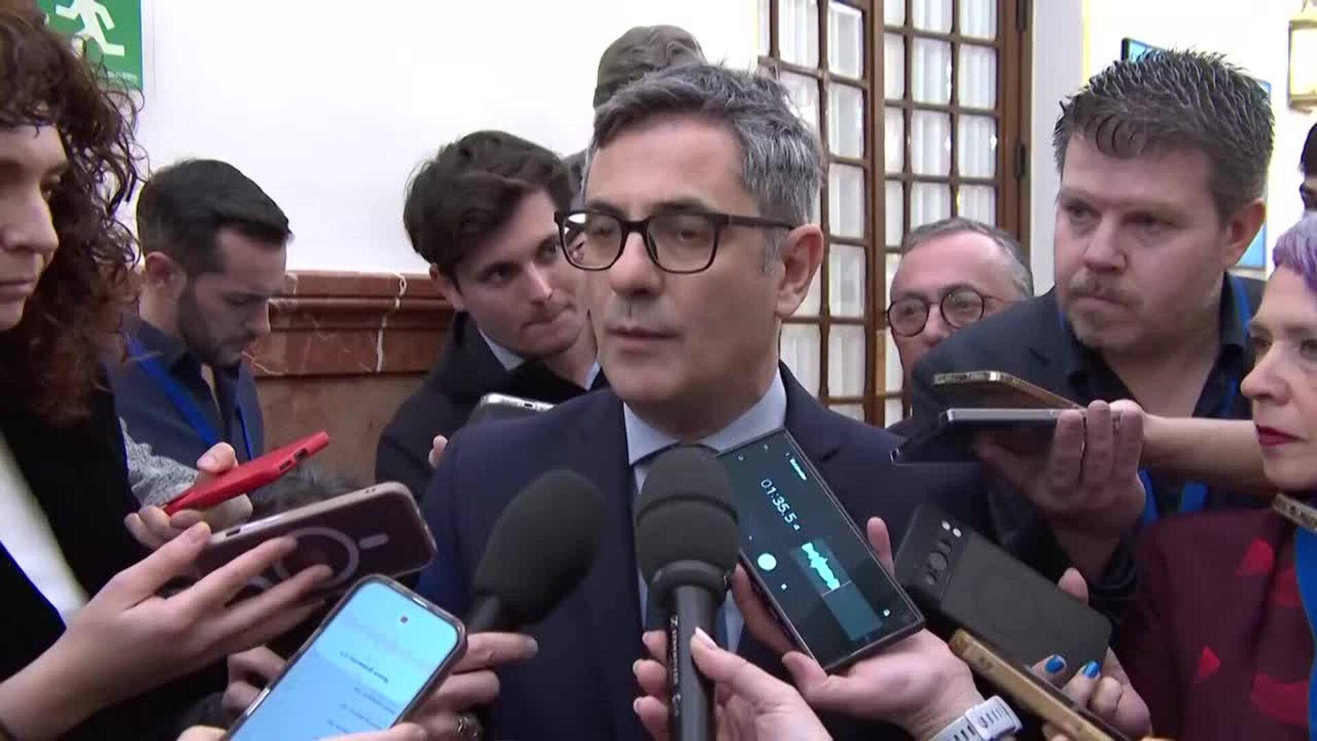 Bolaños asegura que hoy "saldamos una deuda con la democracia, la memoria y la transparencia"