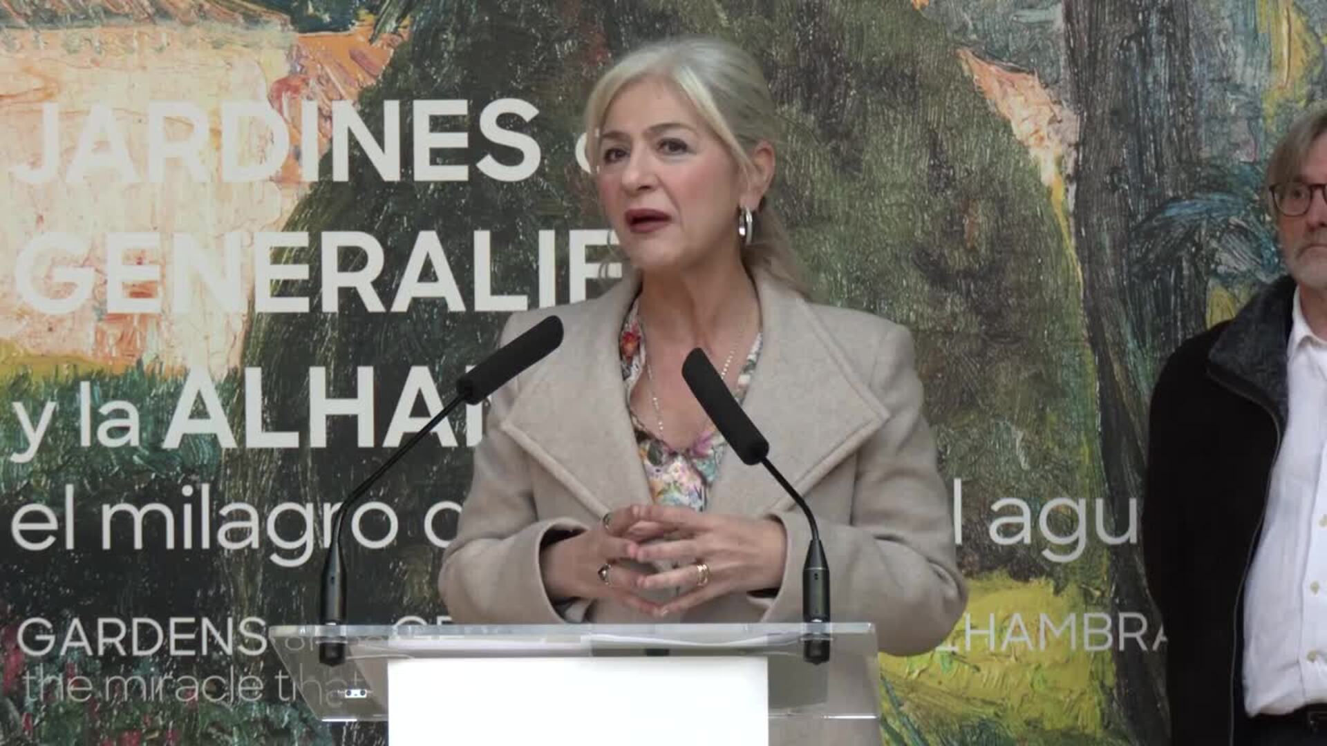 La exposición 'El milagro que nació del agua' destaca los jardines de Alhambra