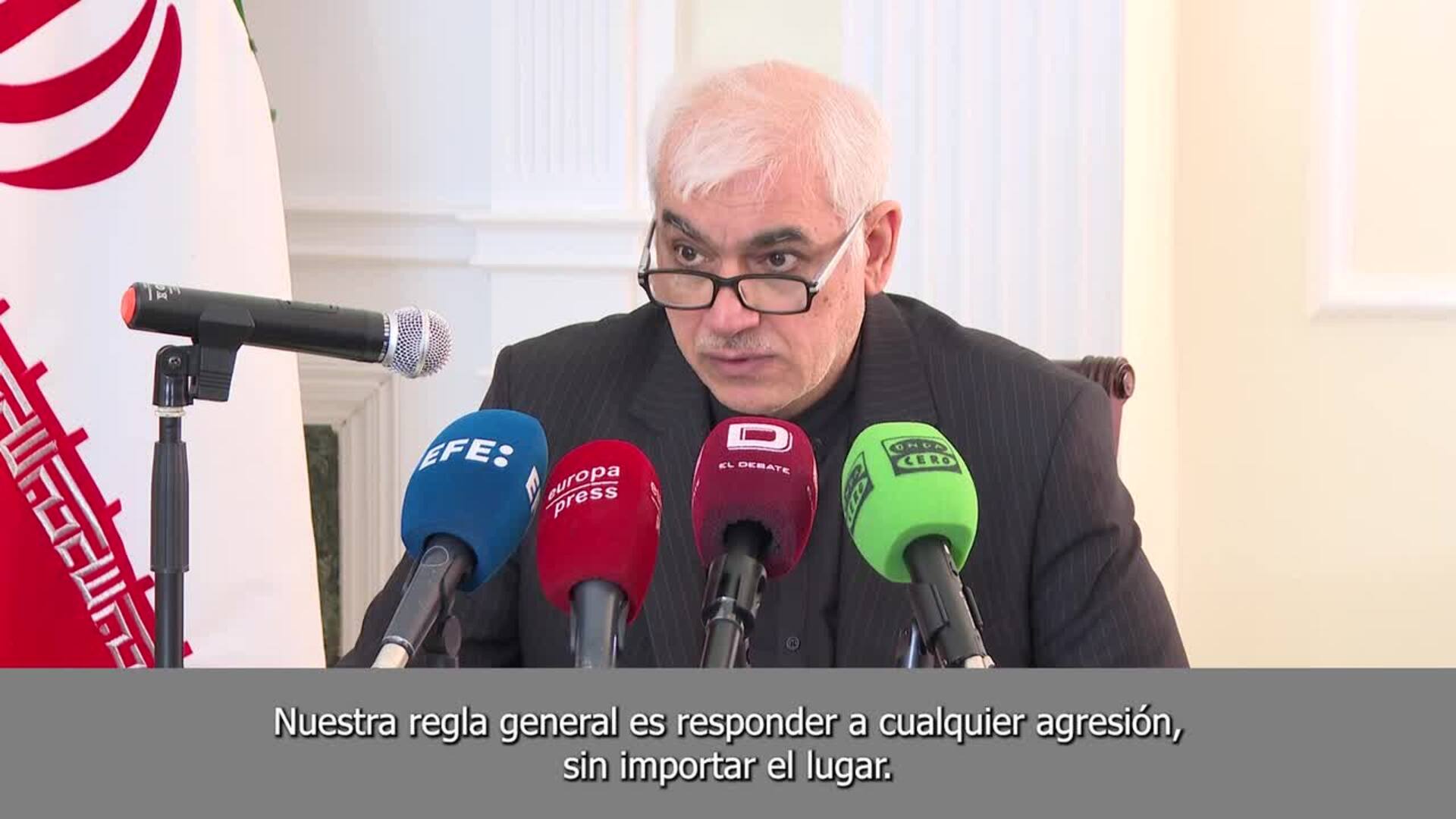 Embajador de Irán en España advierte que toda localización usada en la agresión será 