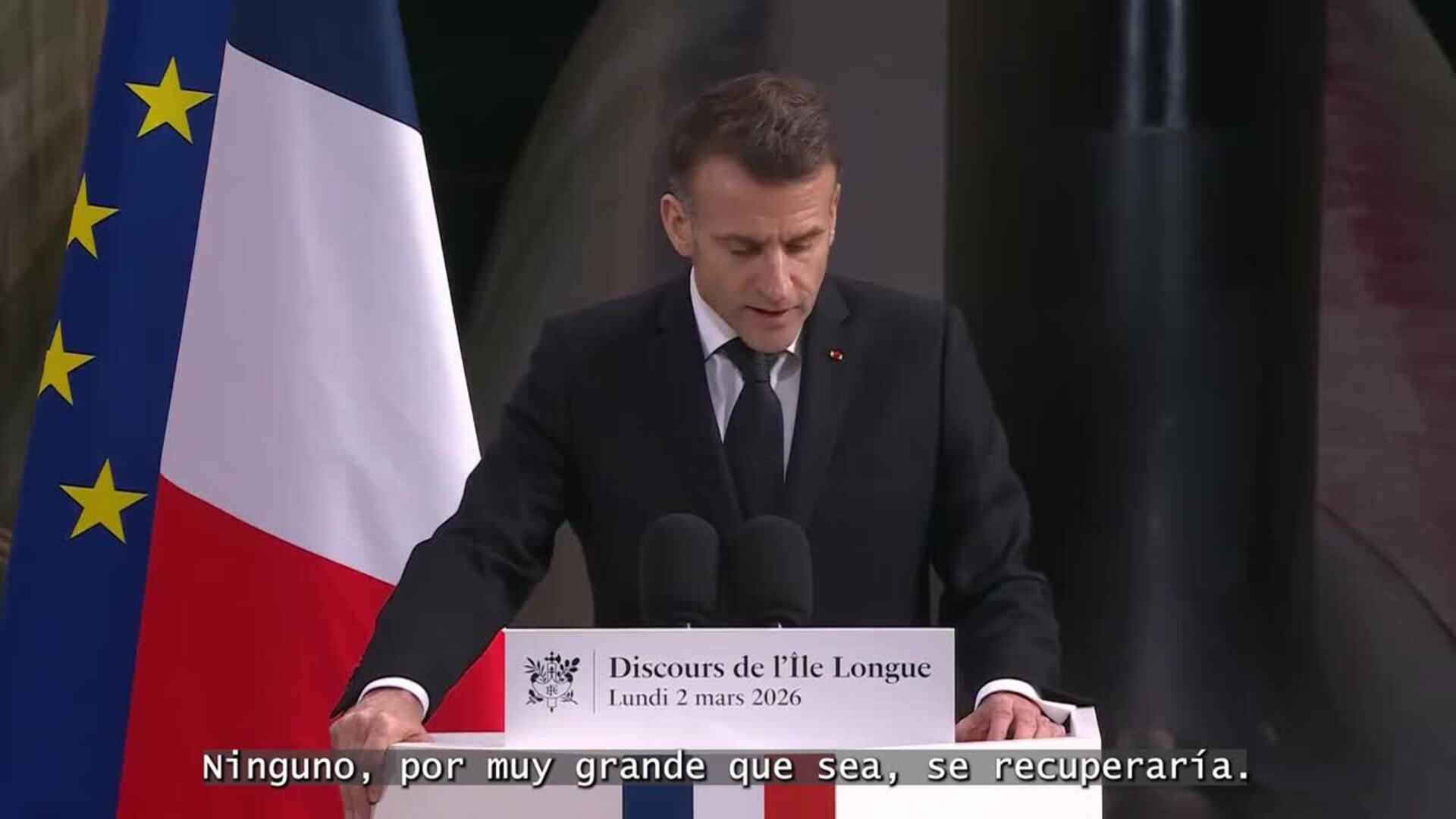 Macron anuncia un aumento de la capacidad del armamento nuclear de Francia