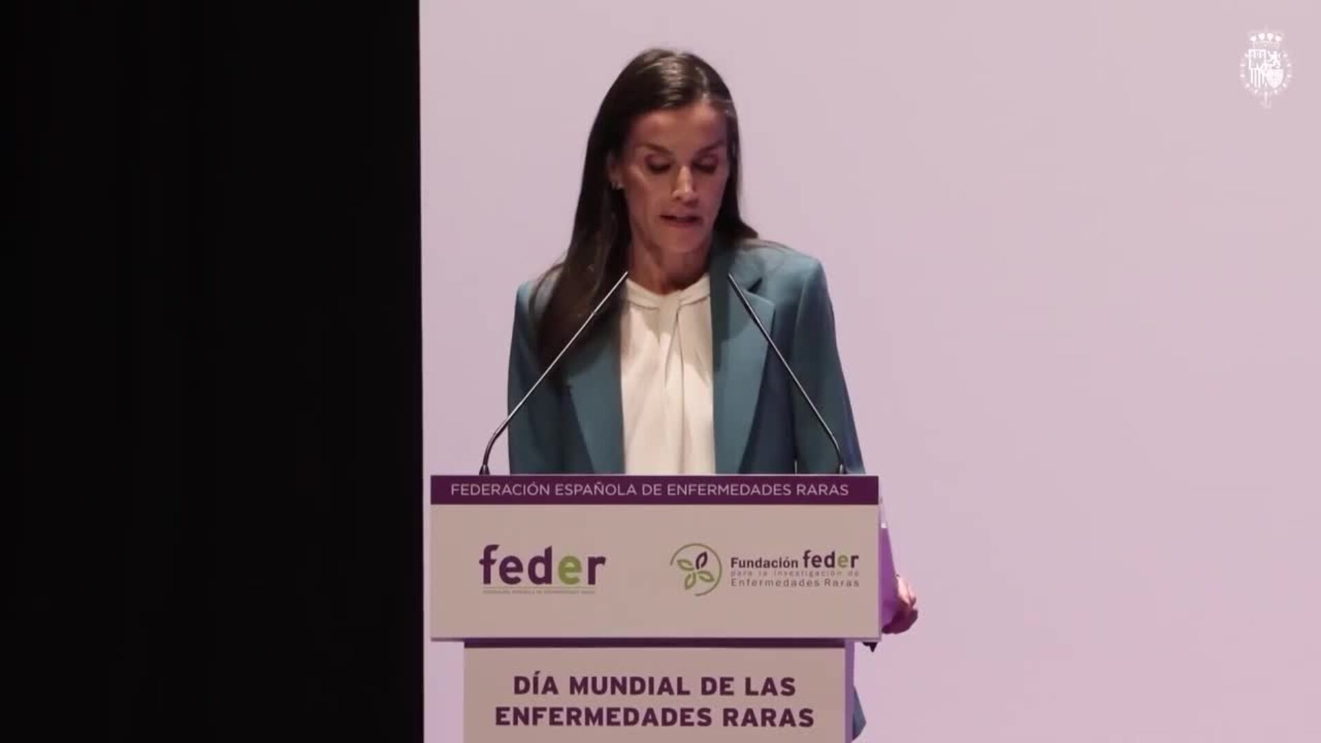 La Reina Letizia hace un llamamiento a la investigación de las enfermedades raras