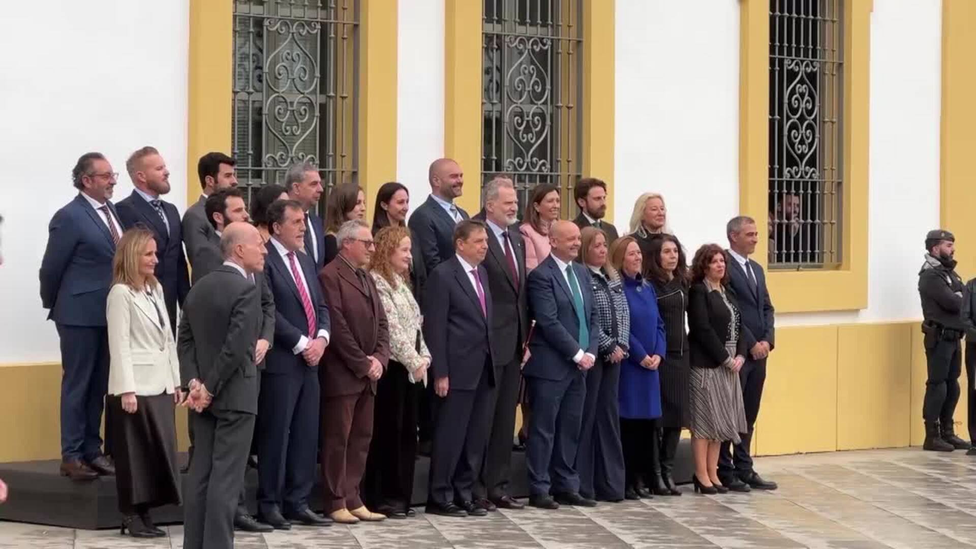 El Rey Felipe VI visita la localidad sevillana de Dos Hermanas