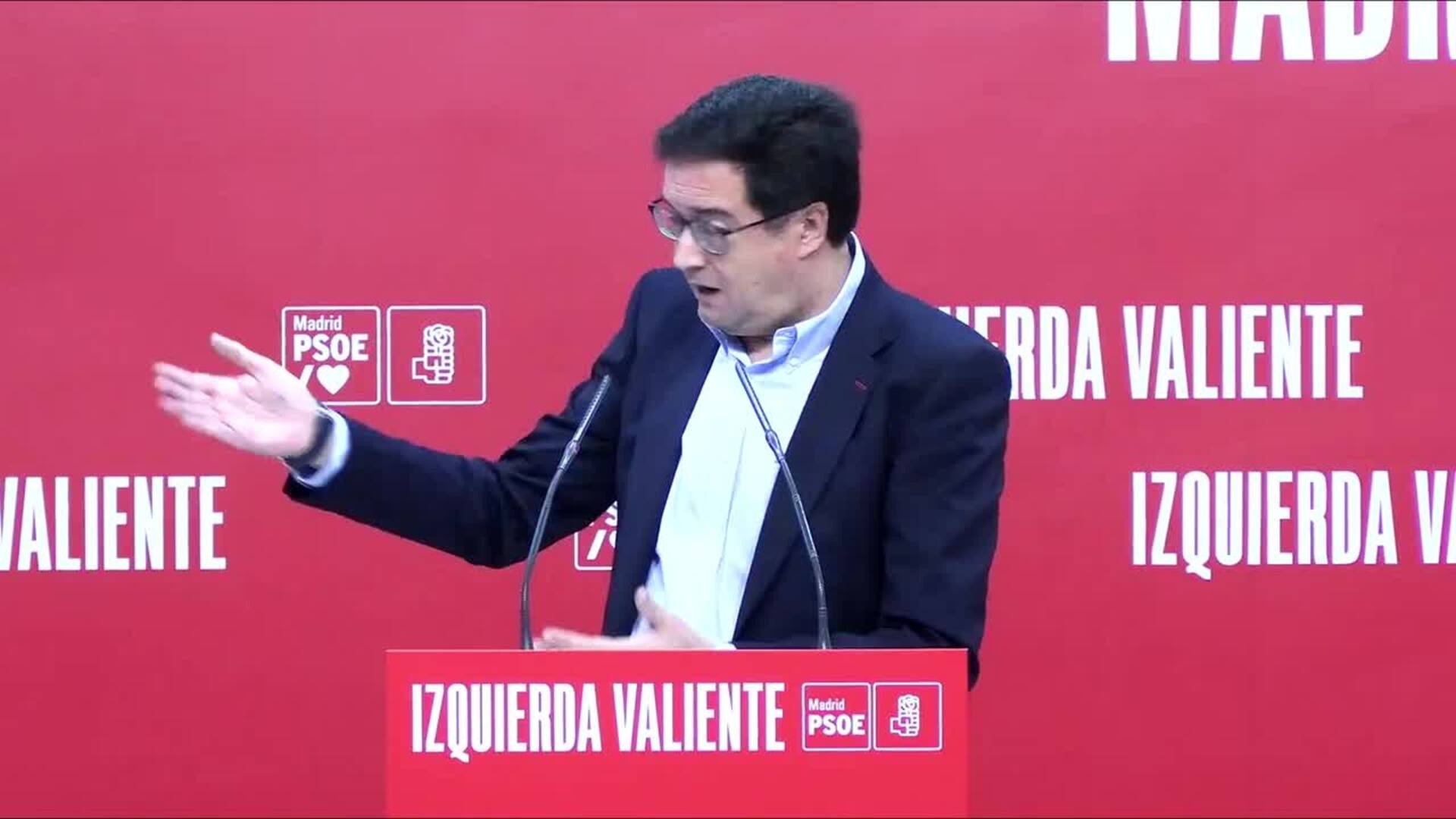 Óscar López tacha a Ayuso de "presidenta machista" y la acusa de liderar una "guerra cultural"