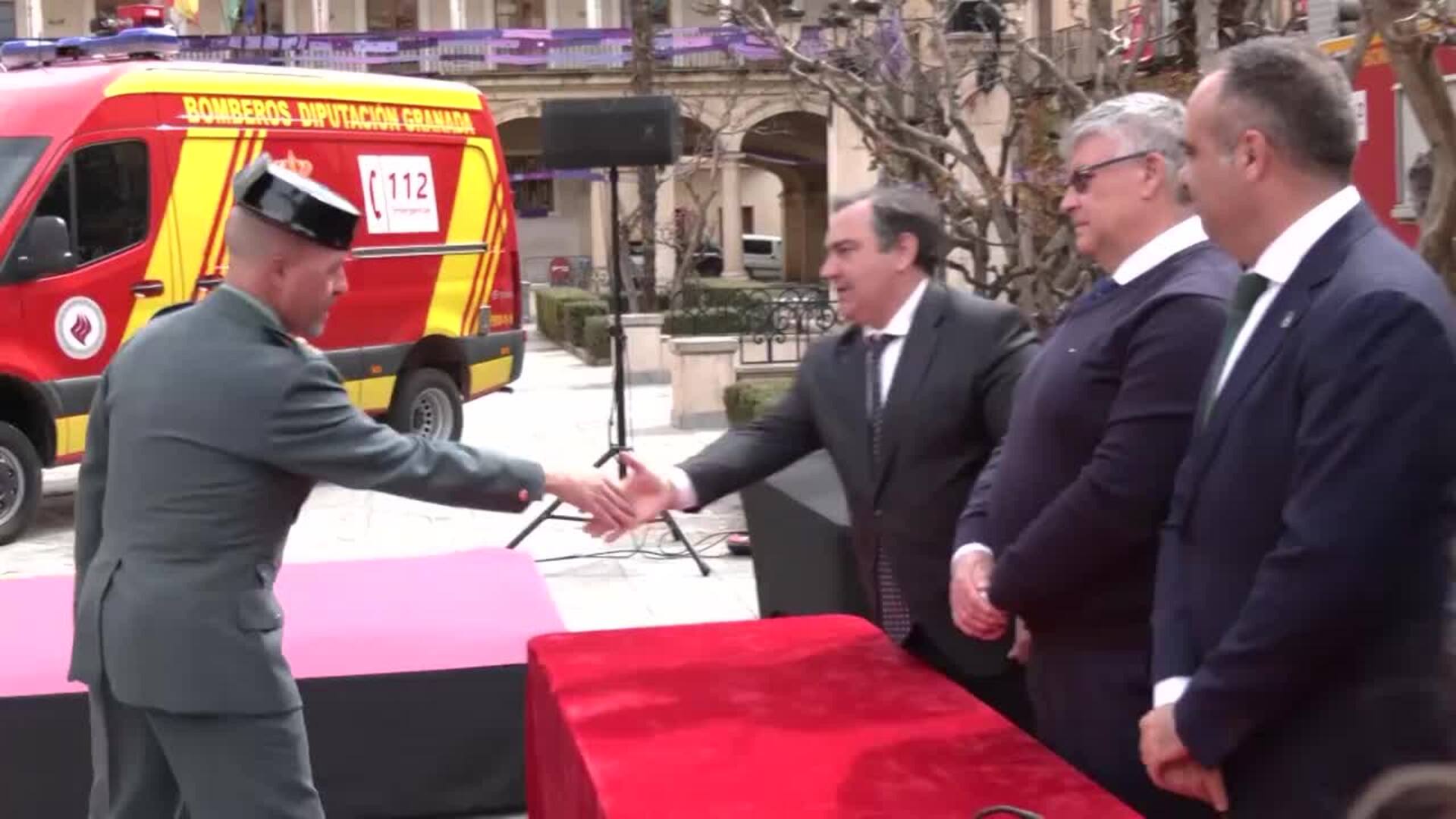 Diputación de Granada reconoce la labor de los efectivos que actuaron en los temporales