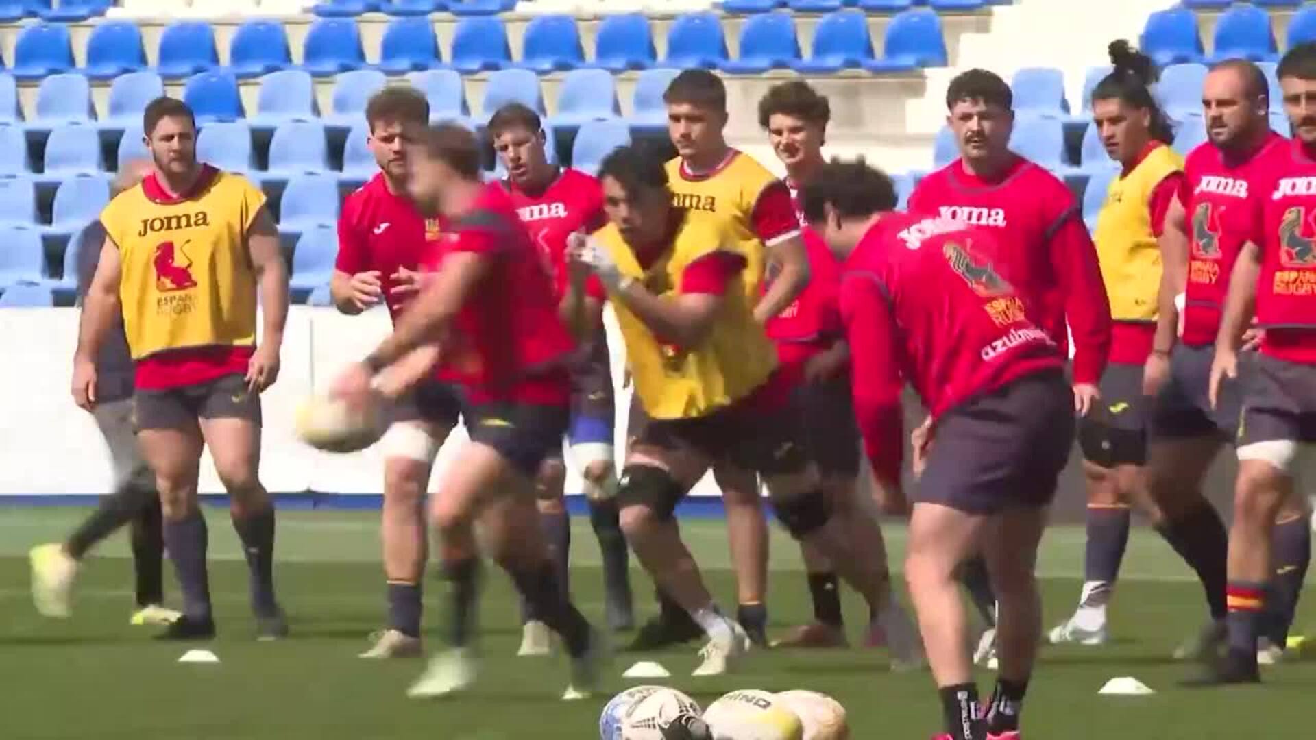 La Selección española de rugby prepara el choque contra Rumanía en la pelea por el bronce