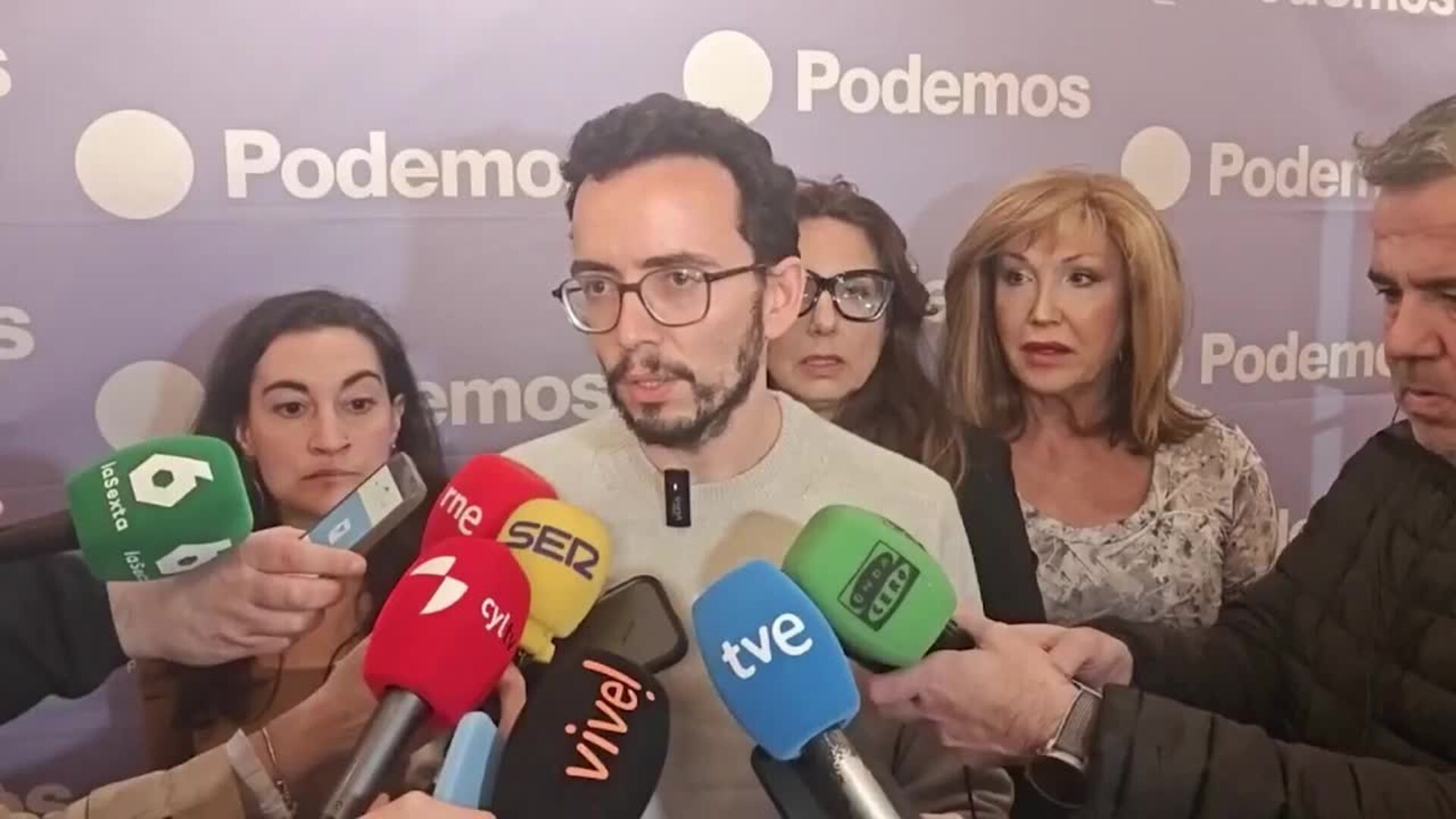 Llamas asume la "responsabilidad" del "nefasto resultado" de Podemos en Castilla y León