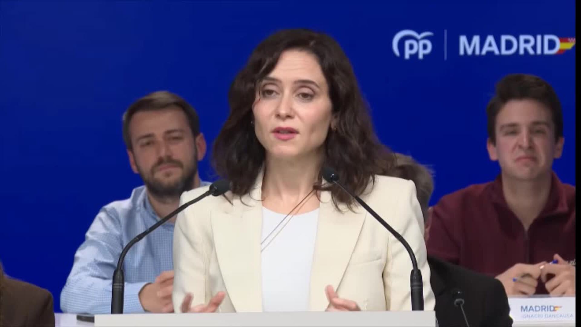 Ayuso asegura que el sanchismo "está terminado"