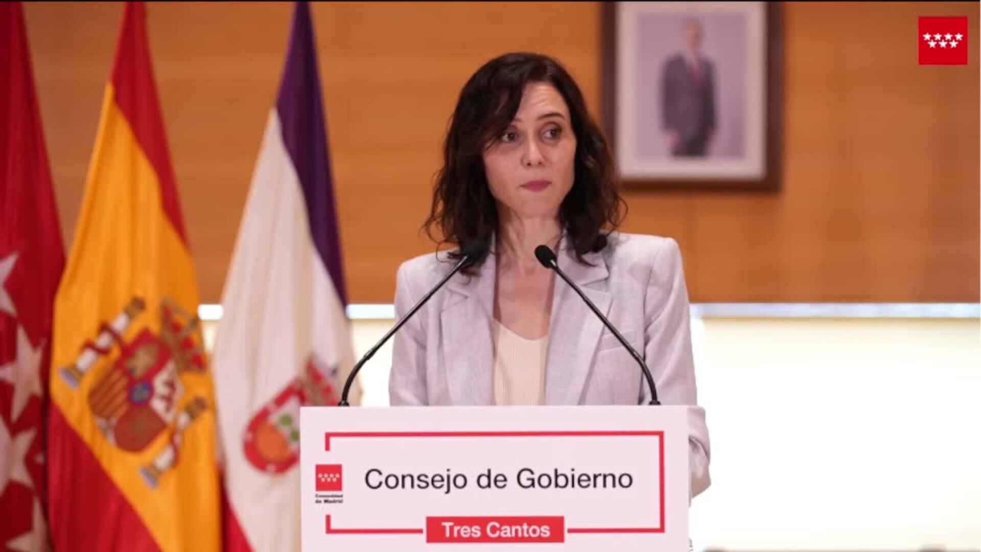 Ayuso pide "dejar en paz" al Rey y defiende que España debe estar "orgullosa" de su legado