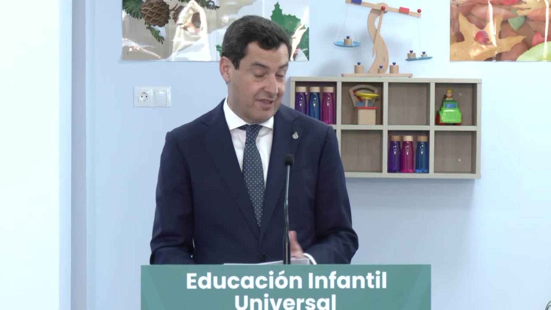 Moreno anuncia la gratuidad de las escuelas infantiles públicas para niños de un año