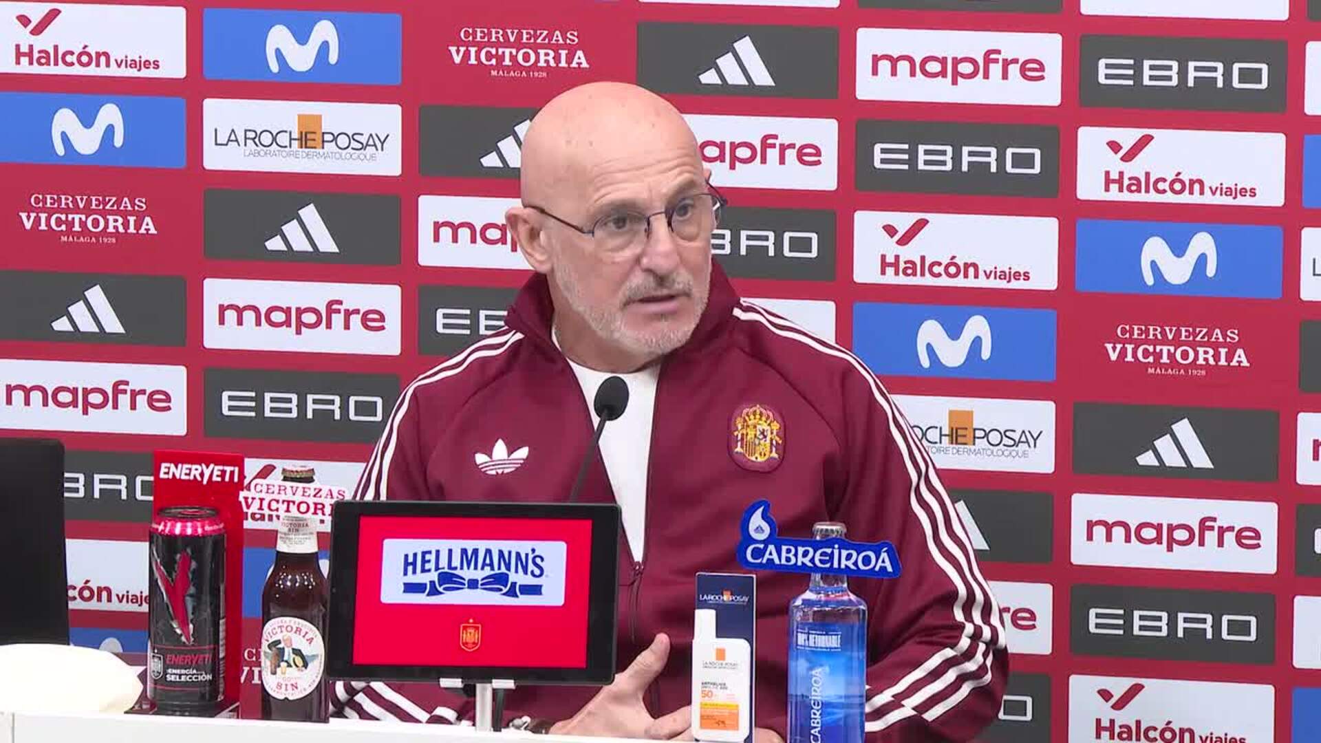 Luis de la Fuente: "Era el momento de tener a estos cuatro grandes porteros"