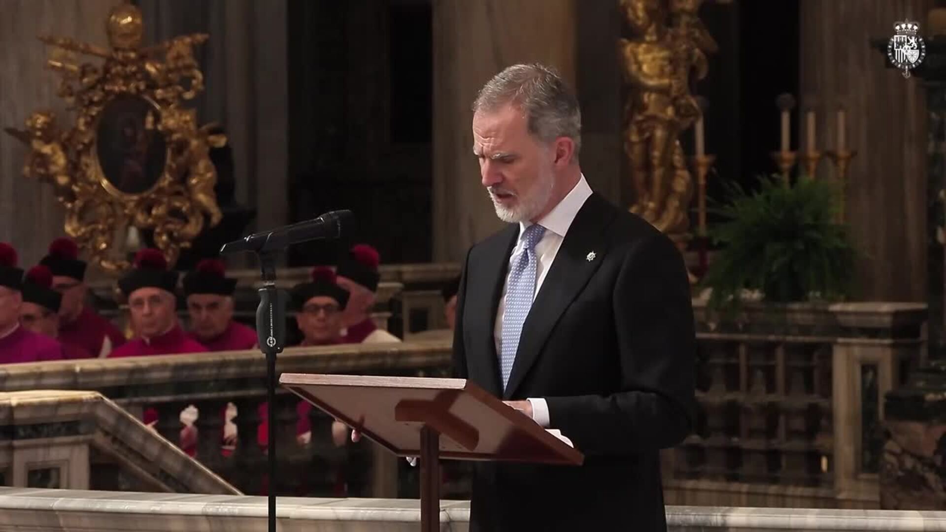 El Rey toma posesión como protocanónigo de la Basílica de Santa María la Mayor