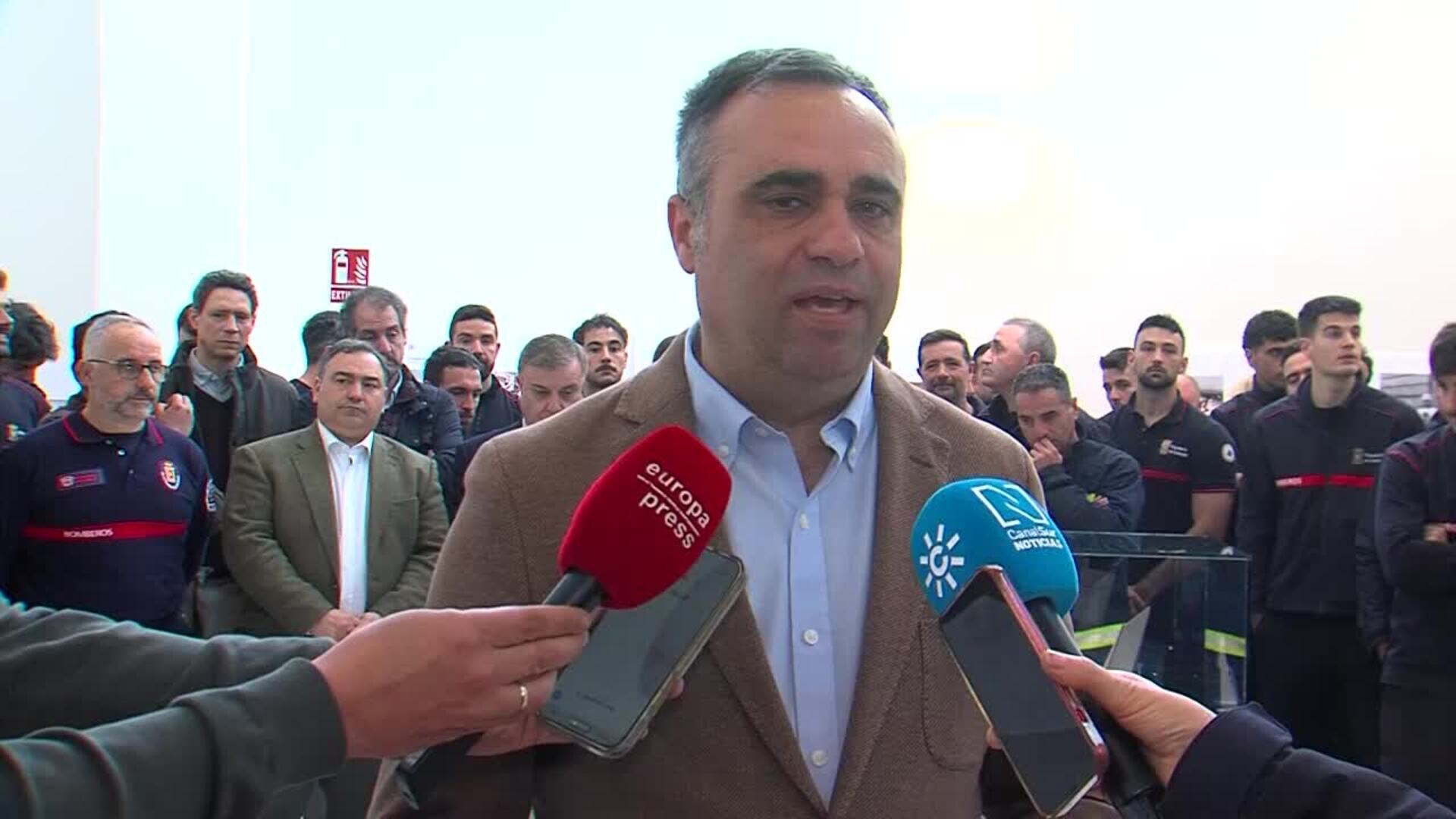 Diputación de Granada presenta el futuro Parque Metropolitano de Bomberos en Ogíjares