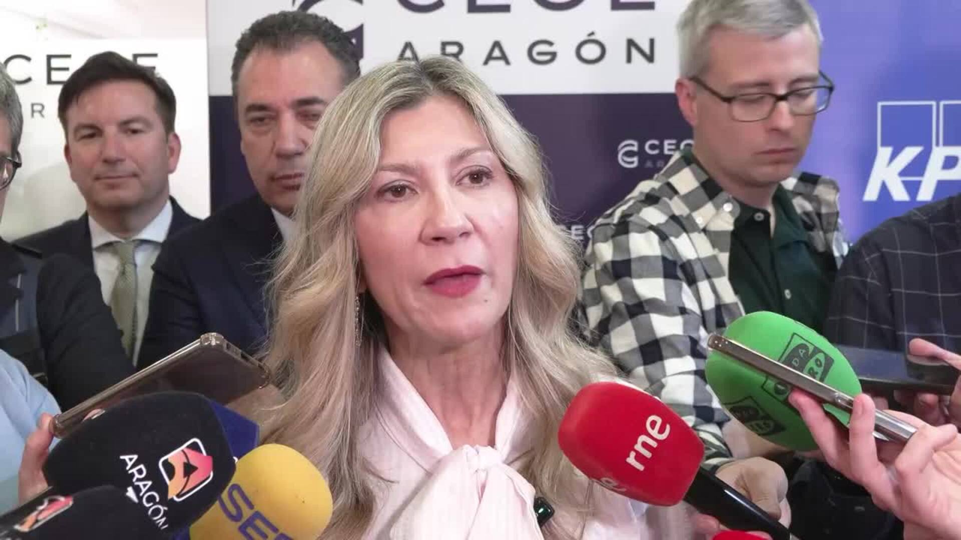 Vaquero resalta la capacidad de inversión de las empresas aragonesas