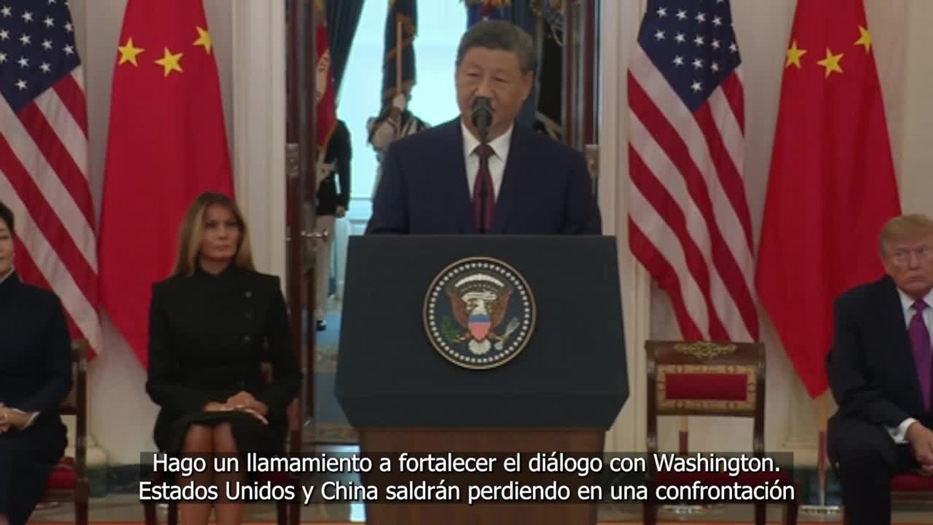 Trump y Xi apuestan desde la Casa Blanca por cooperar frente a la "confrontación"
