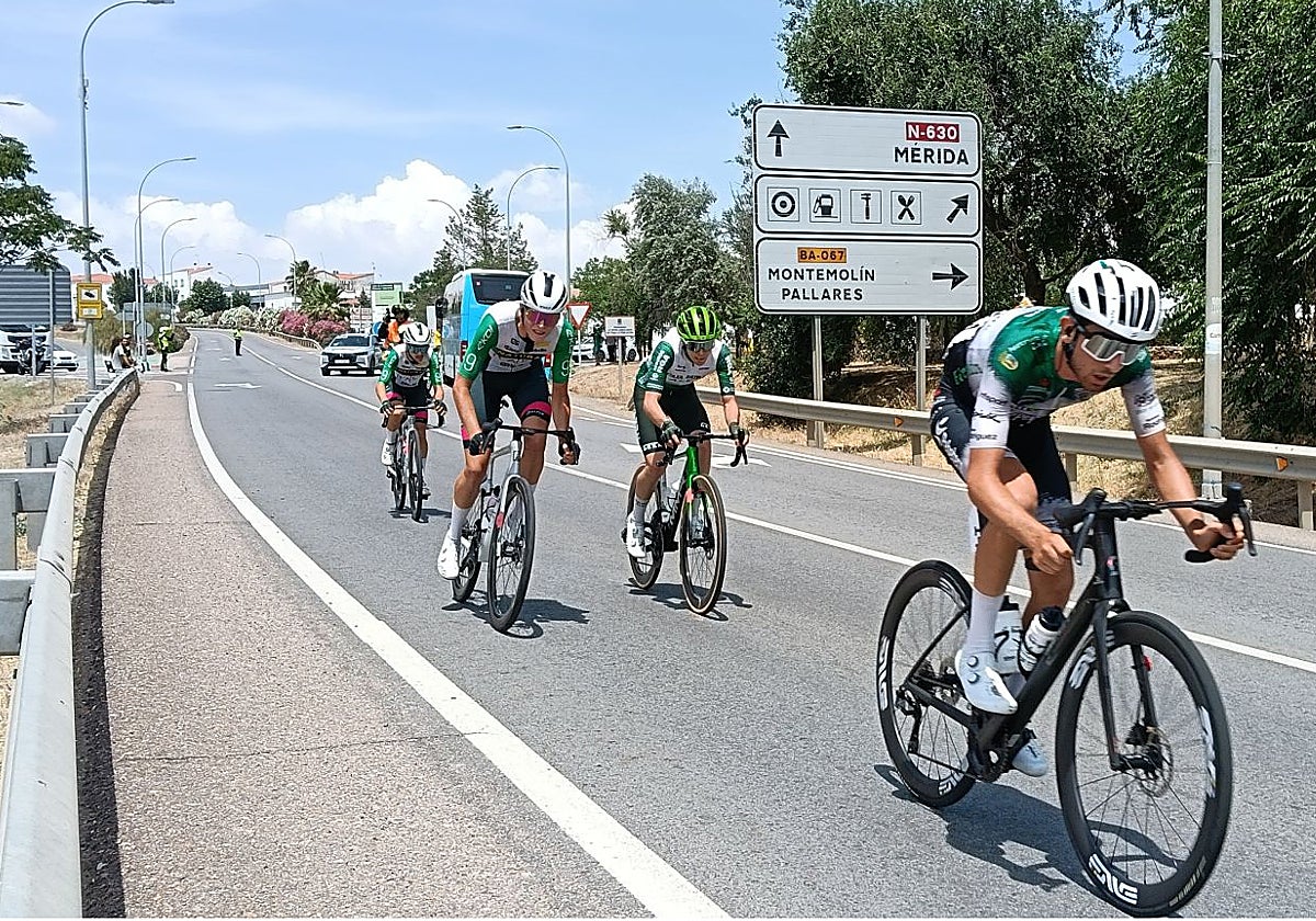 Manu Rdodríguez, al frente del Pebetero en una de las pruebas de esta temporada.