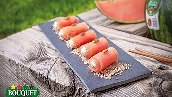 Rollitos de sandía y queso fresco: el aperitivo de verano más fácil, ligero y rápido