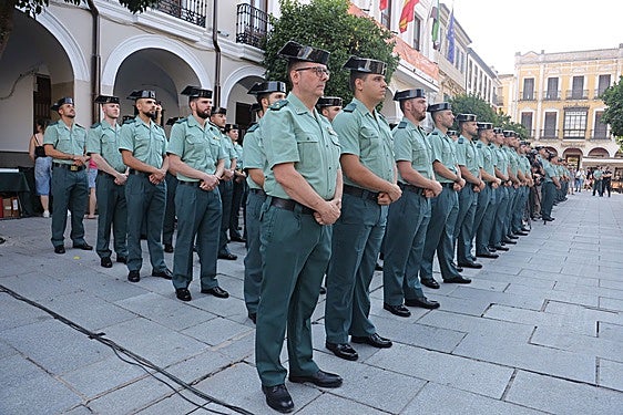 149 Guardia Civiles en prácticas se incorporan a sus nuevos destinos en Extremadura