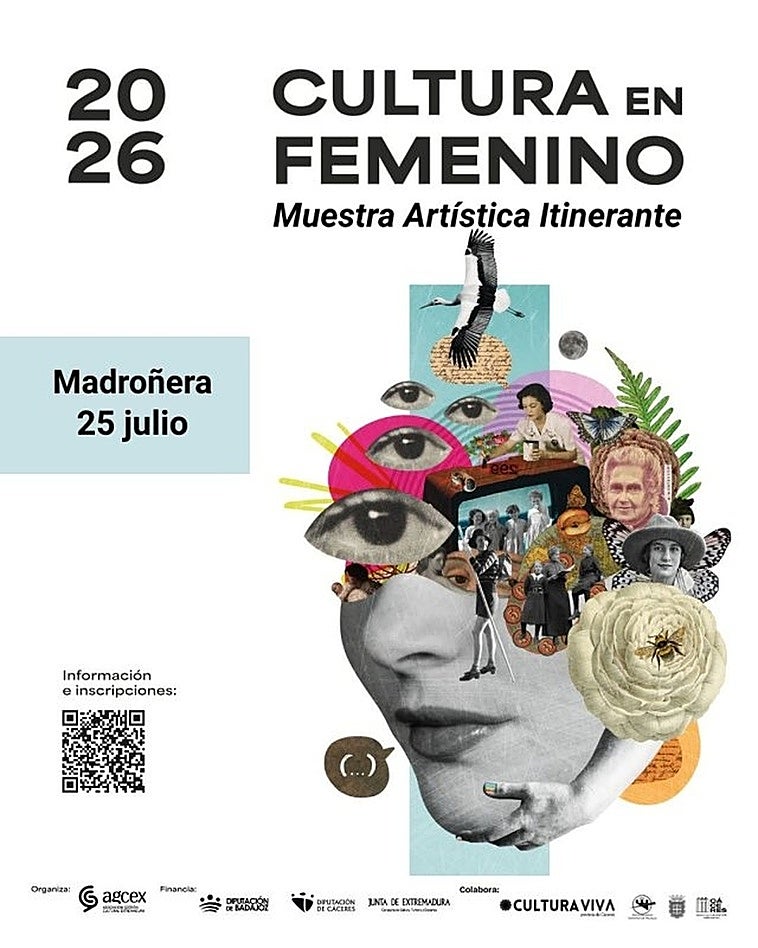 La muestra itinerante de Cultura en Femenino arranca el próximo sábado en Madroñera