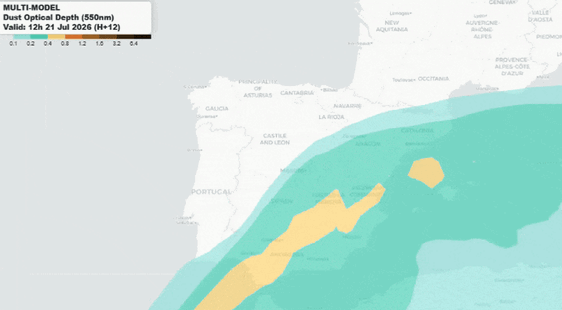 Tiempo en Extremadura: una masa de aire cálido de África trae avisos por calor y calima