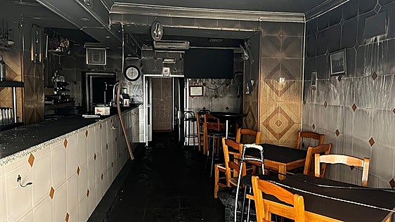 Un incendio daña gravemente un bar del Casco Antiguo de Badajoz