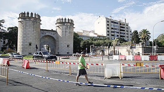 Badajoz inicia este lunes los desvíos para construir el aparcamiento subterráneo de Puerta de Palmas