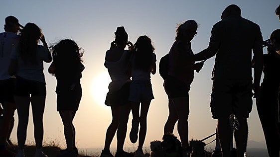 Así se ha vivido el eclipse solar total en Extremadura