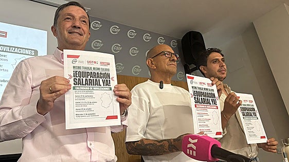 Los sindicatos llaman a la huelga para que se suba el sueldo a 35.000 trabajadores de la Junta