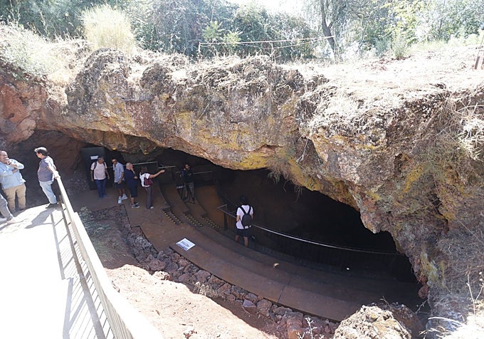 La cueva se podrá visitar durante este fin de semana, dentro del programa de las Noches del Patrimonio.