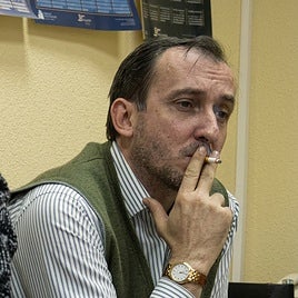 Juan Vega, fotografiado cuando aún estaba en activo