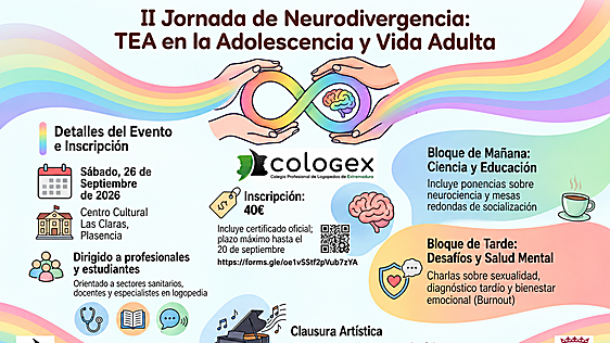 Las Claras de Plasencia acoge una jornada sobre el TEA en la adolescencia y la vida adulta