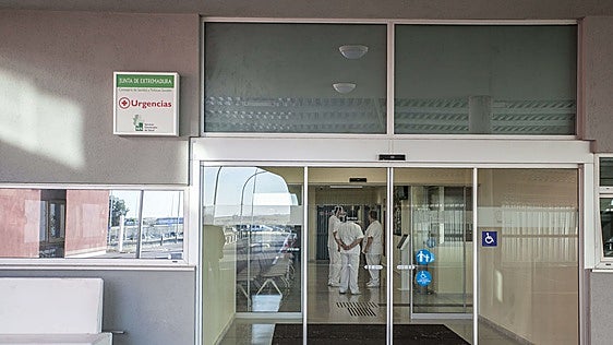 Urgencias del Hospital Universitario de Cáceres.