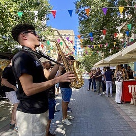Foto de archivo de la Feria de día de San Miguel.