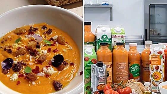 La OCU desvela cuál es el mejor salmorejo del supermercado: Mercadona, Carrefour y Alcampo entre los protagonistas