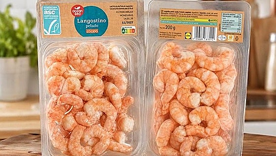 Alerta sanitaria en Lidl: salmonella en langostinos pelados cocidos