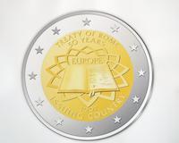 Una nueva moneda conmemorará los 50 años de la firma del Tratado de Roma