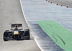 Massa y Sergio Pérez, lo mejores el primer día en Jerez